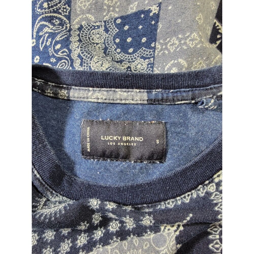 Lucky Blue Bandana T-Shirt - Small - Picture 5 of 7